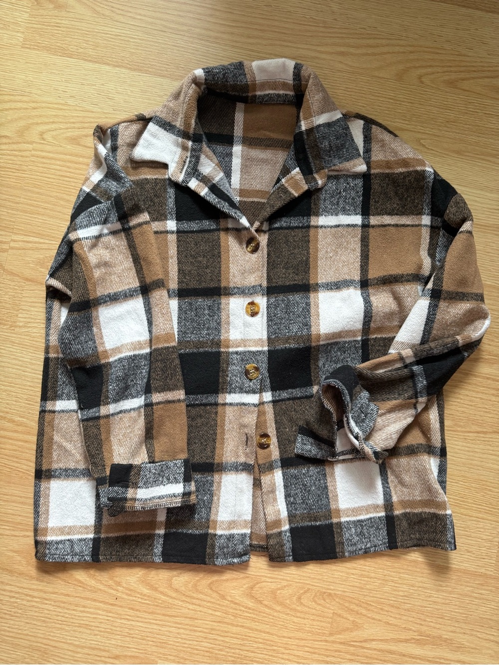 Emery Rose Womens Brown & black Flannel size medium